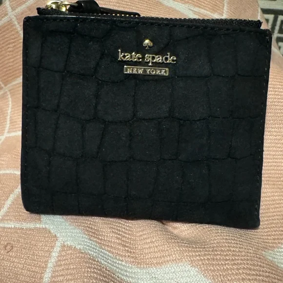 Kate Spade Black Croc-Embossed Handbag - Picture 7 of 7